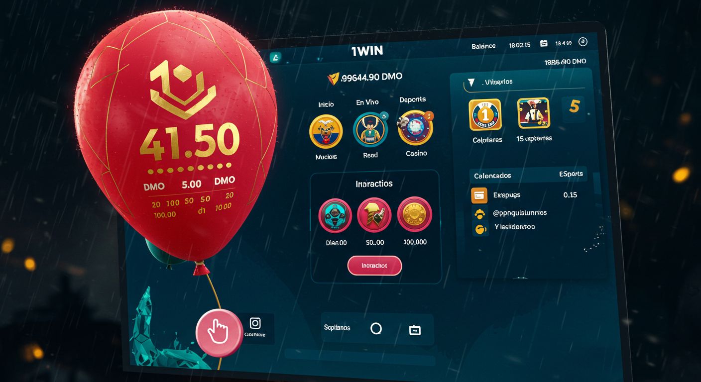 Detalles casino 1win balloon en google