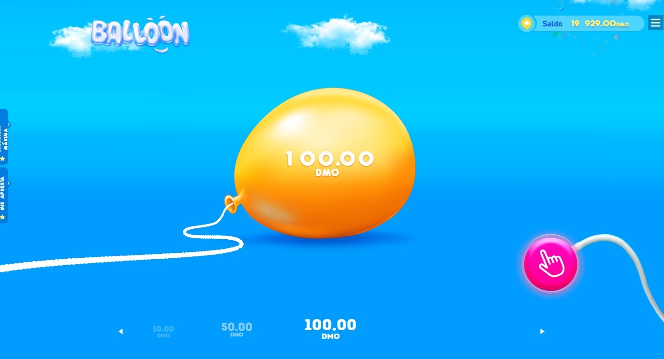 Balloon app Interfaz